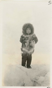 Image of Little Eskimo [Inughuit] Girl